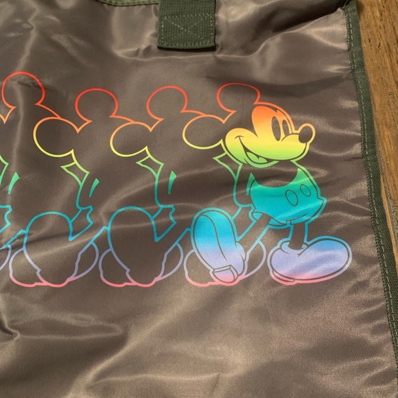 Disney Mickey Mouse Pride Rainbow Zippered Tote Bag - Picture 5 of 5